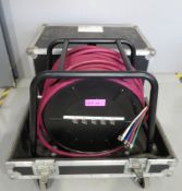 100 Meters of 5 wire video BNC with flightcase.