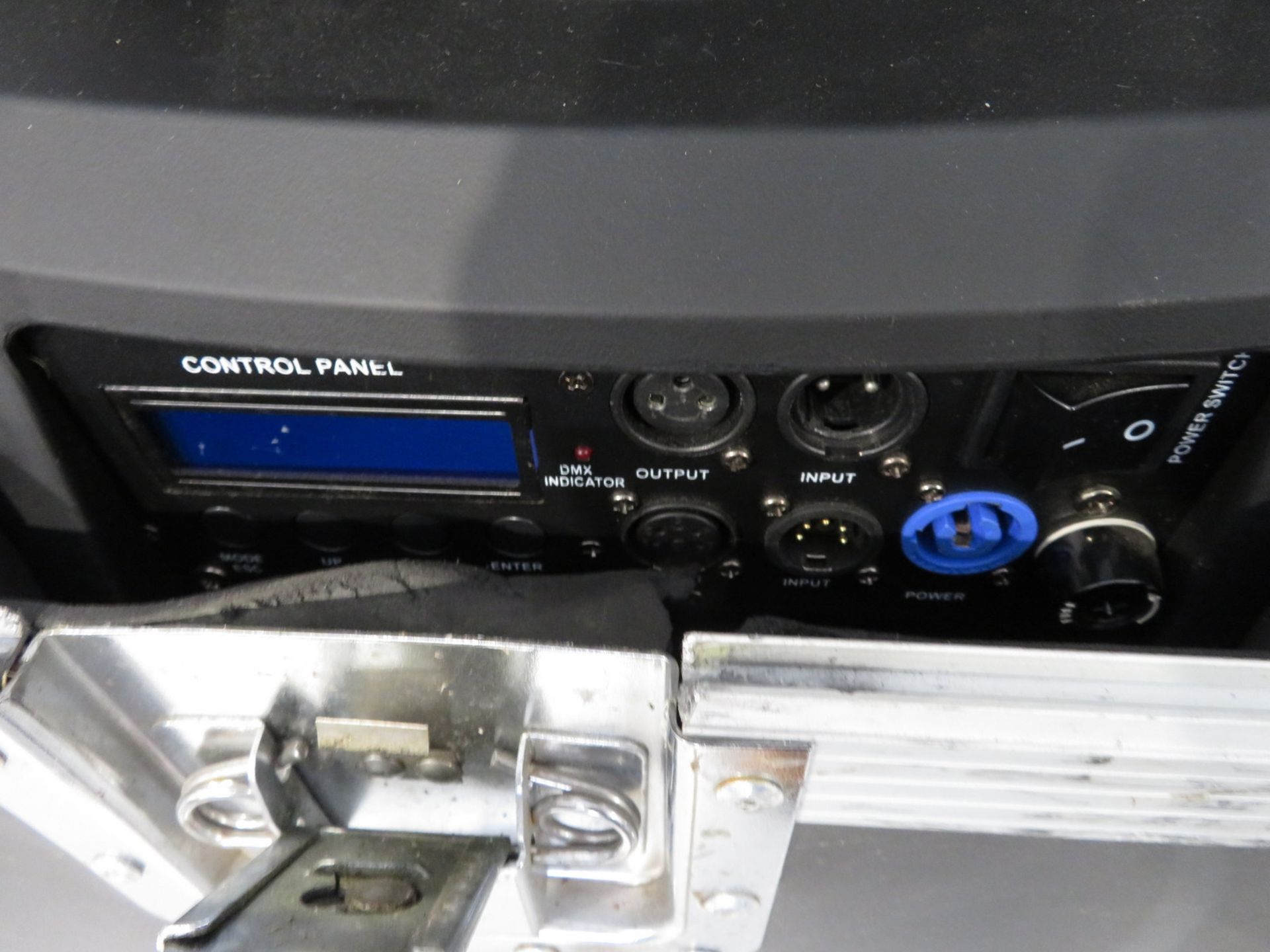 Pair of Showtec Phantom 300 Beams in flightcase (missing wheel). Includes hanging clamps. - Image 6 of 8