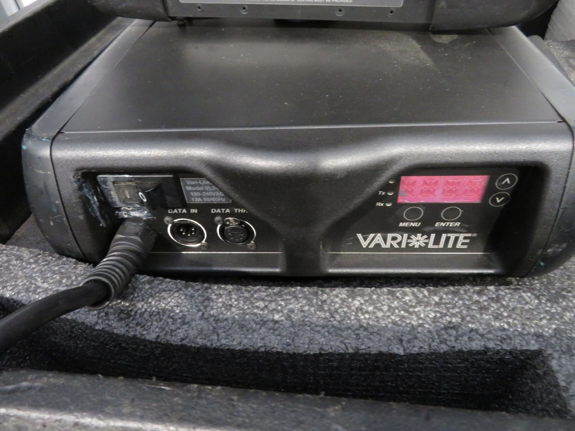 Pair of Varilite VL2402 Wash in flightcase. Includes hanging clamps and safety bonds. Work - Image 5 of 8