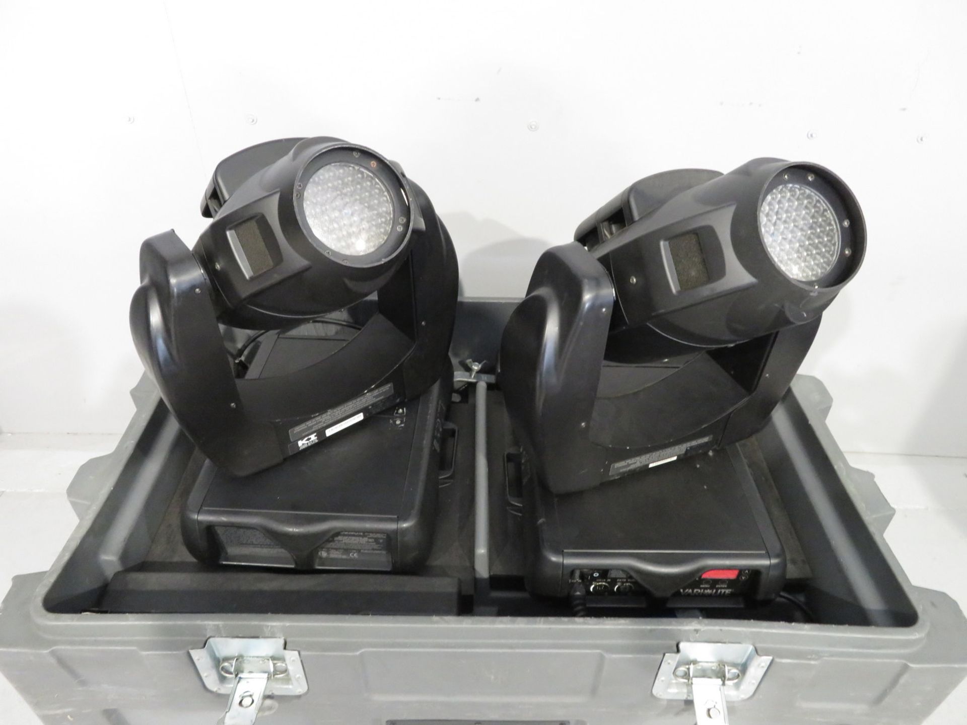 Pair of Varilite VL2402 Wash in flightcase. Includes hanging clamps and safety bonds. Work - Image 2 of 8