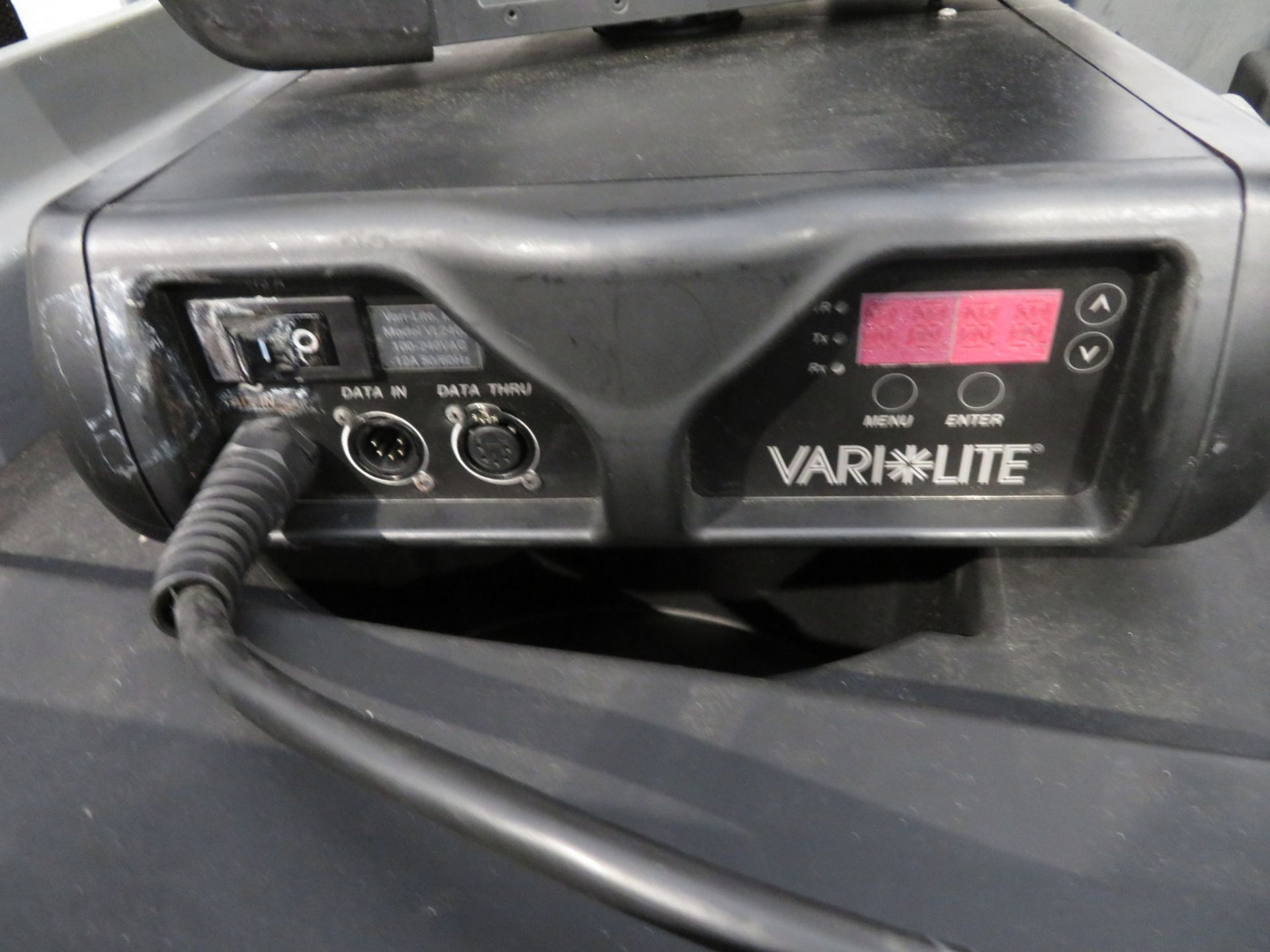 Pair of Varilite VL2402 Wash in flightcase. Includes hanging clamps and safety bonds. Work - Image 5 of 8