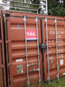 20ft Iso storage container. Dimensions: 256x240cm (HxW) Contents not included. Buyer to remove.