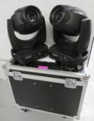 Pair of Elumen8 Evora 1000 Spot with flightcase. Very low hours, like new. Working conditi