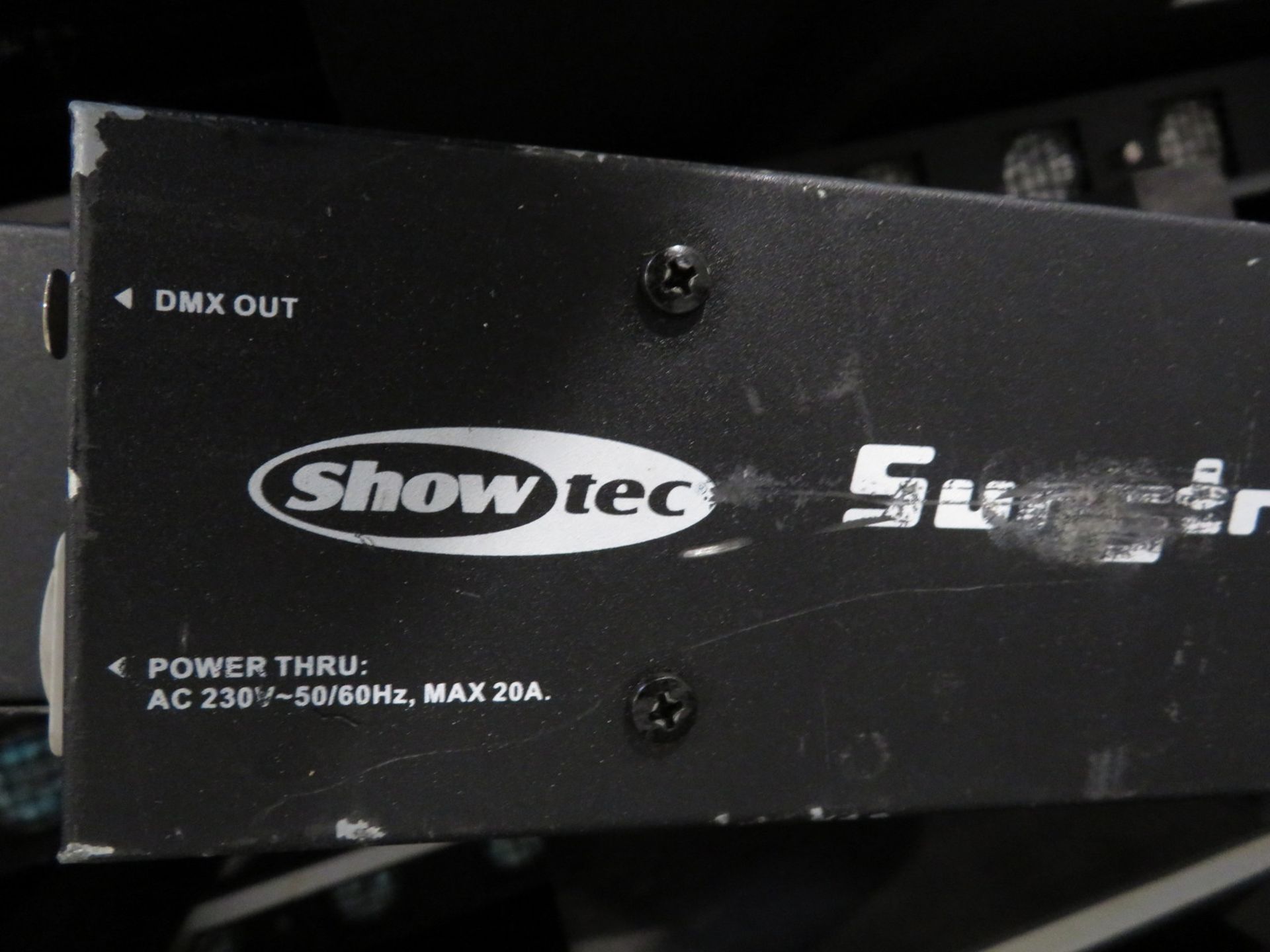 10x Showtec Active Sunstrip GU10 in flightcase. Complete with brackets. Working condition. - Image 4 of 7