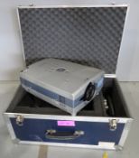 Sanyo XT11 Projector including LNS-11 lens in flightcase. Includes hanging bracket, safety