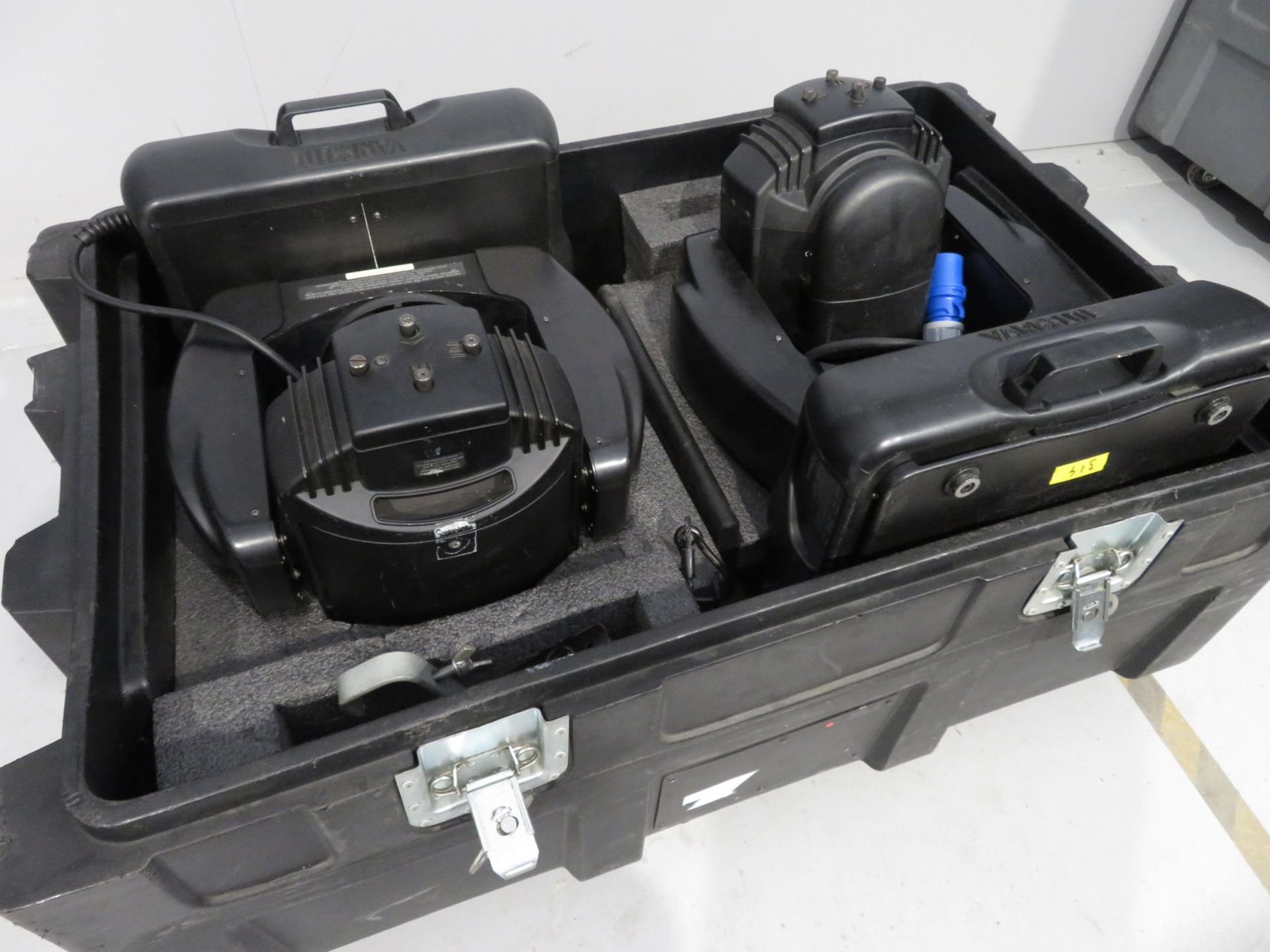 Pair of Varilite VL2402 Wash in flightcase. Includes hanging clamps and safety bonds. Work - Image 8 of 8
