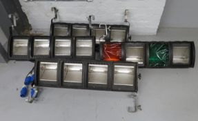 4x CODA cell syc floodlights. Untested.