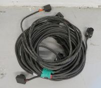 4x Various length Bulgin cables.