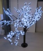 Artificial illuminating decorative LED tree with case. 170x200cm (HxW)