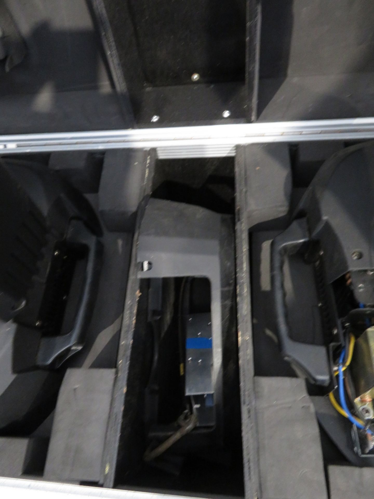 Pair of Showtec Phantom 300 Beams in flightcase. Includes hanging clamps and safety bonds. - Image 8 of 10