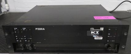 D & B P1200 Amplifier with C7 cards. Working condition.