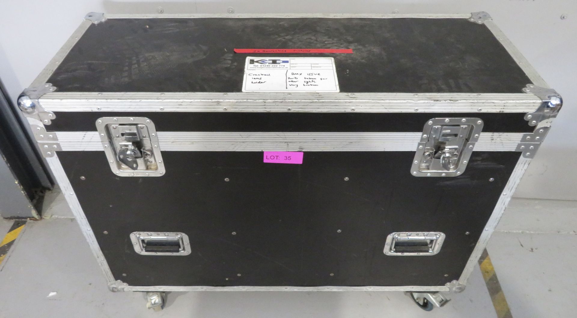 Pair of Showtec Phantom 300 Beams in flightcase. Includes hanging clamps and safety bonds. - Image 10 of 10