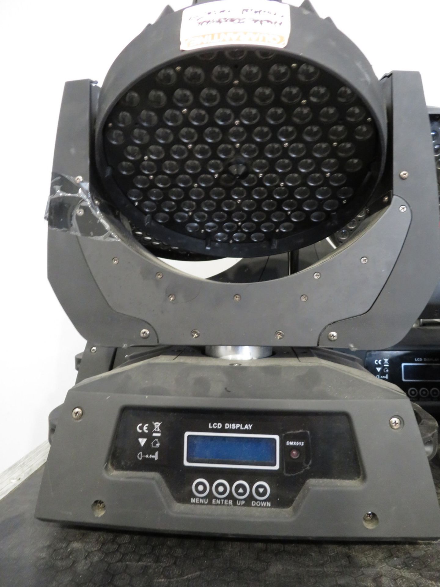 5x LED Moving head wash's in flightcase. No clamps or power cables included. As spares. Ho - Image 3 of 10