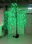 Artificial illuminated Willow tree. 240x160cm (HxW)