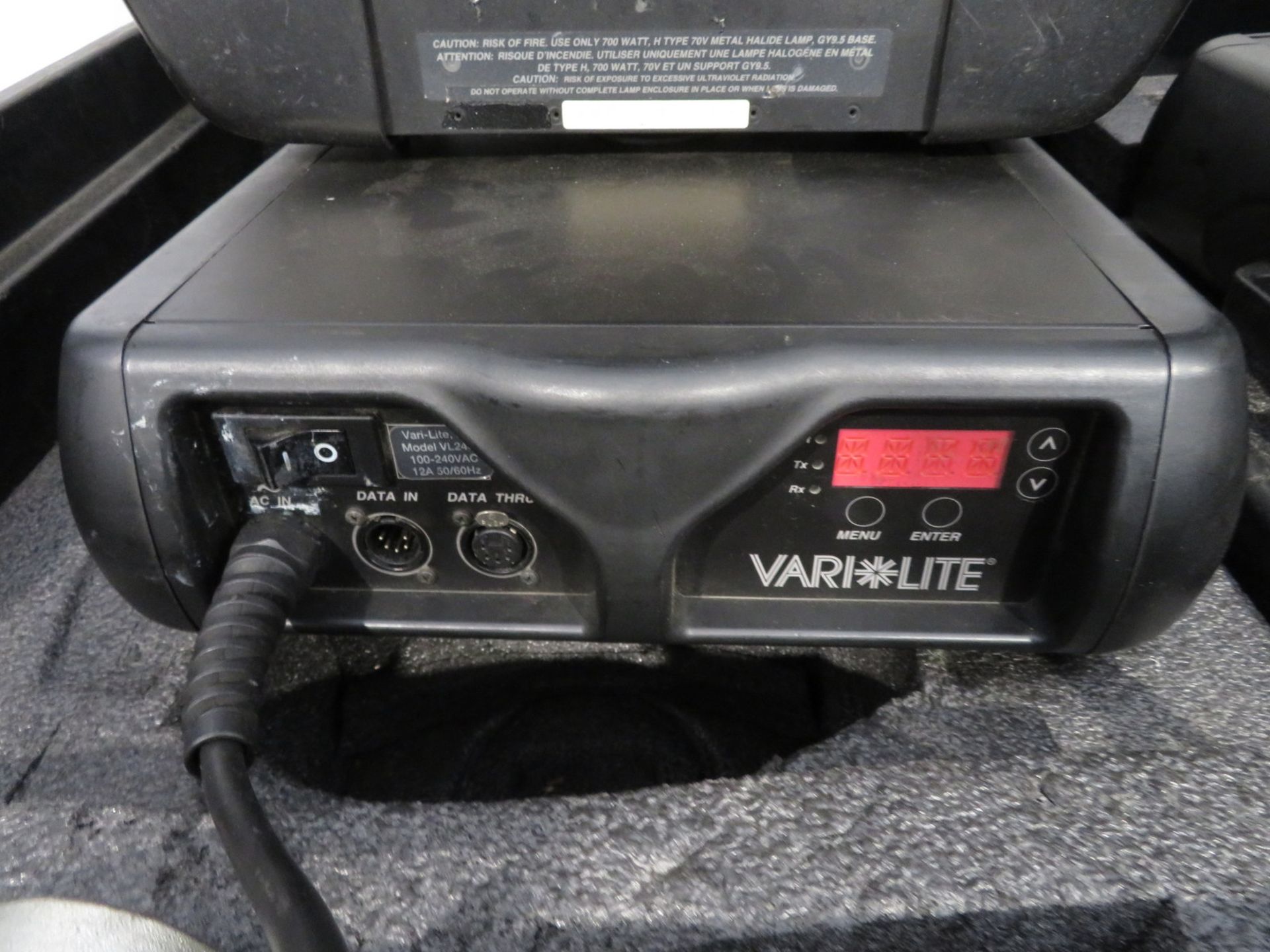 Pair of Varilite VL2402 Wash in flightcase. Includes hanging clamps and safety bonds. Work - Image 5 of 8
