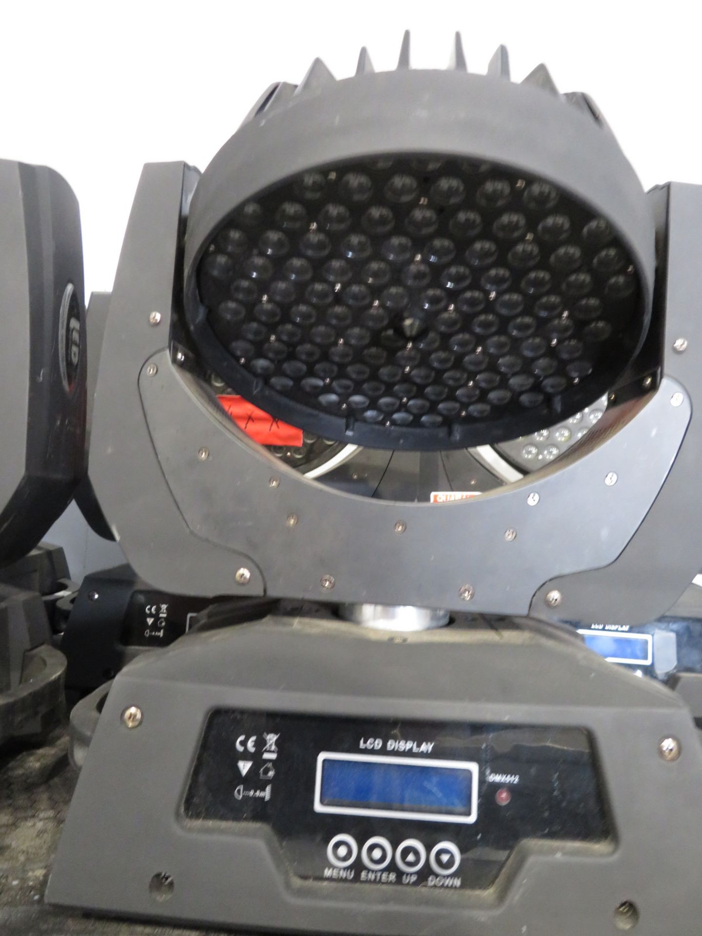 5x LED Moving head wash's in flightcase. No clamps or power cables included. As spares. Ho - Image 4 of 10