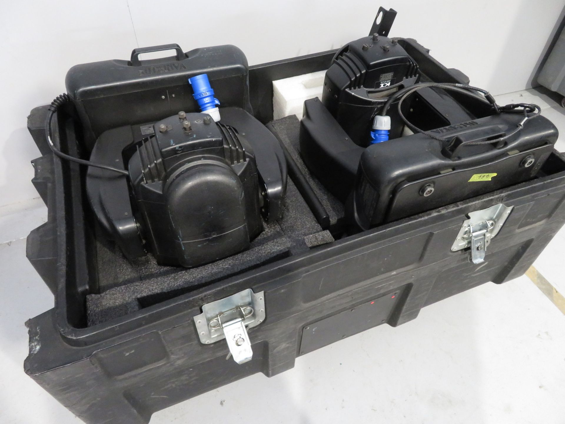 Pair of Varilite VL2402 Wash in flightcase. Includes hanging clamps and safety bonds. Work - Image 8 of 8