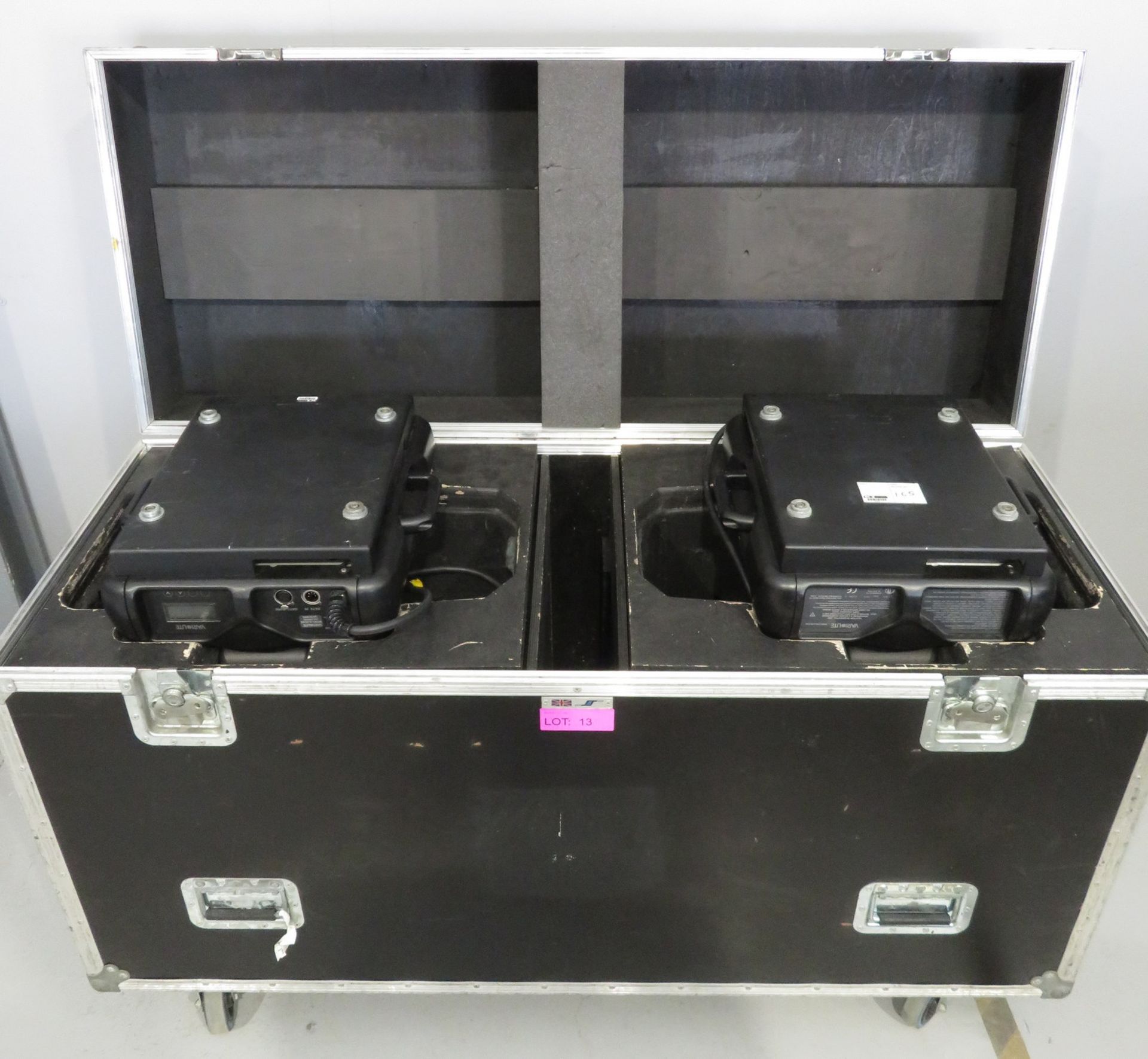 Pair of Varilite VL3000 Wash in flightcase. Includes hanging clamps and safety bonds. Work - Image 7 of 8