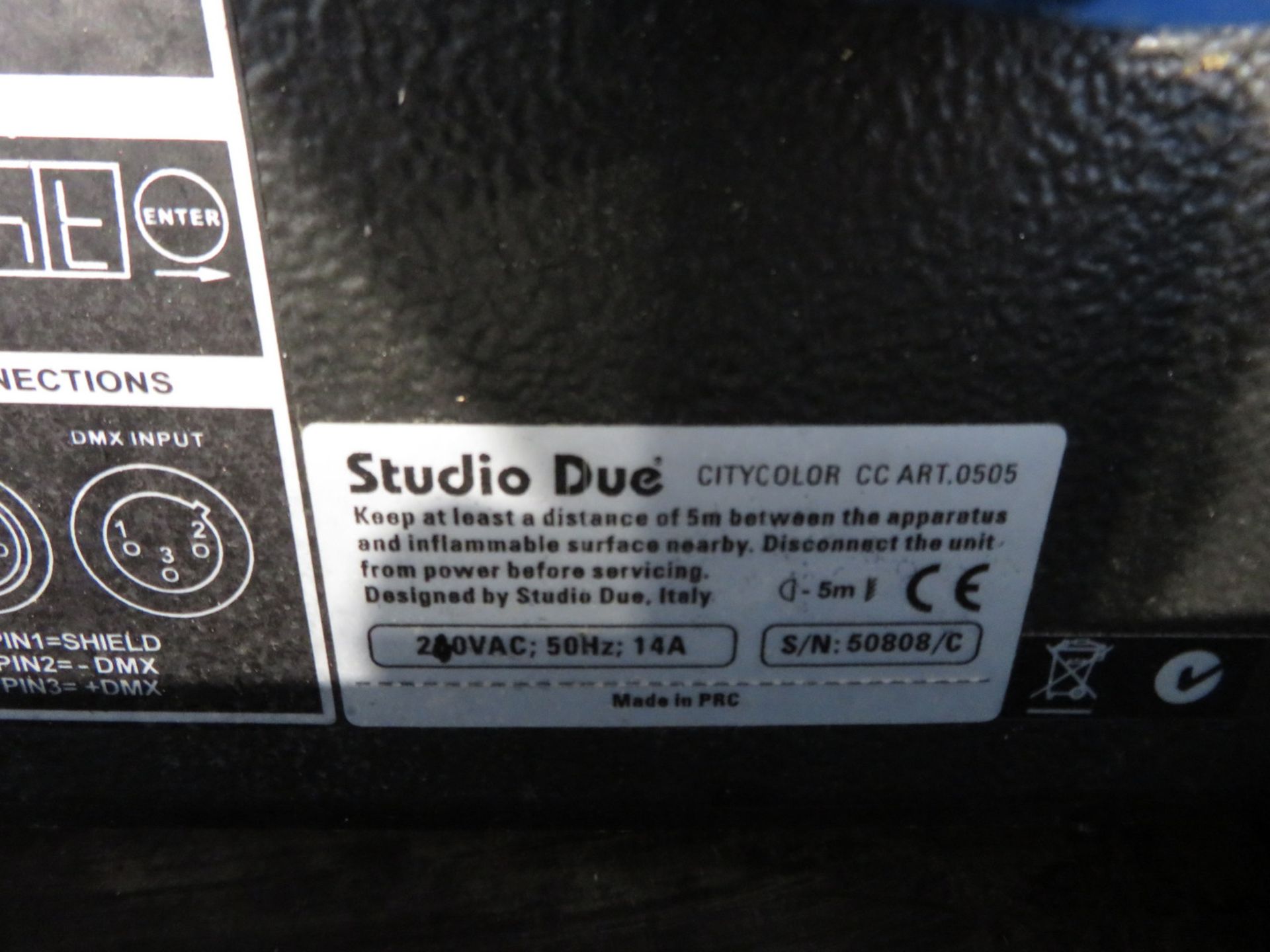 Studio Due City Colour 2500 Wash in flightcase. Working condition. Hours: 1332. - Image 5 of 9