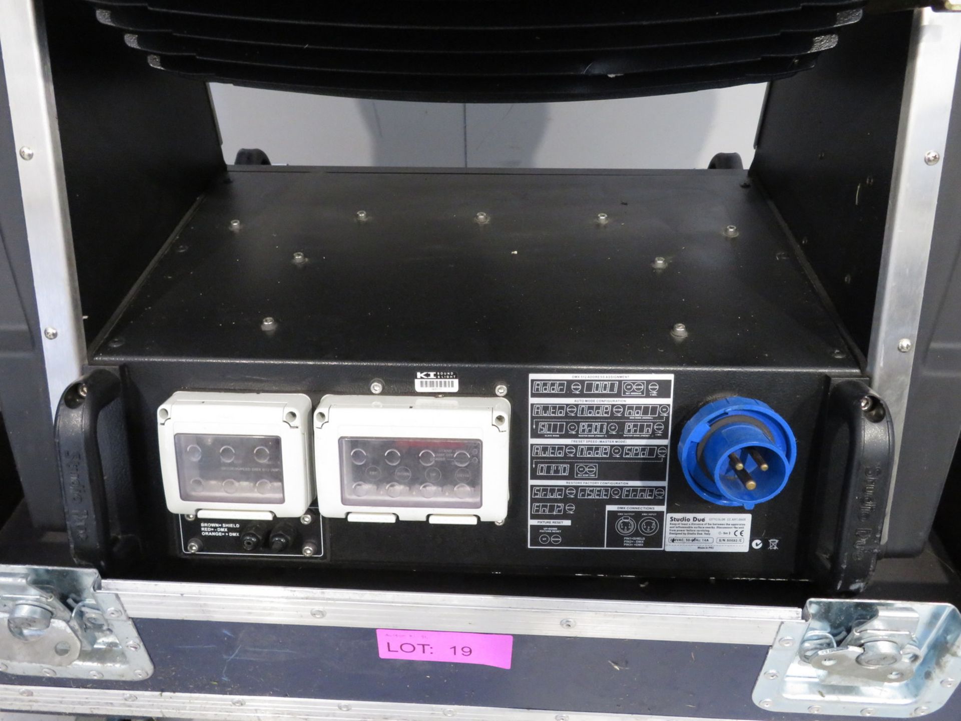 Studio Due City Colour 2500 Wash in flightcase. Working condition. Hours: 1279. - Image 4 of 9