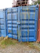 40ft Iso storage container. Dimensions: 256x240cm (HxW) Contents not included. Buyer to remove.