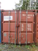 40ft Iso storage container. Dimensions: 256x240cm (HxW) Contents not included. Buyer to remove.