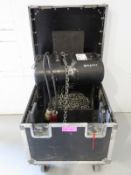 CM 1 Tonne Lodestar motorised lifting hoist with 25m chain with flightcase.