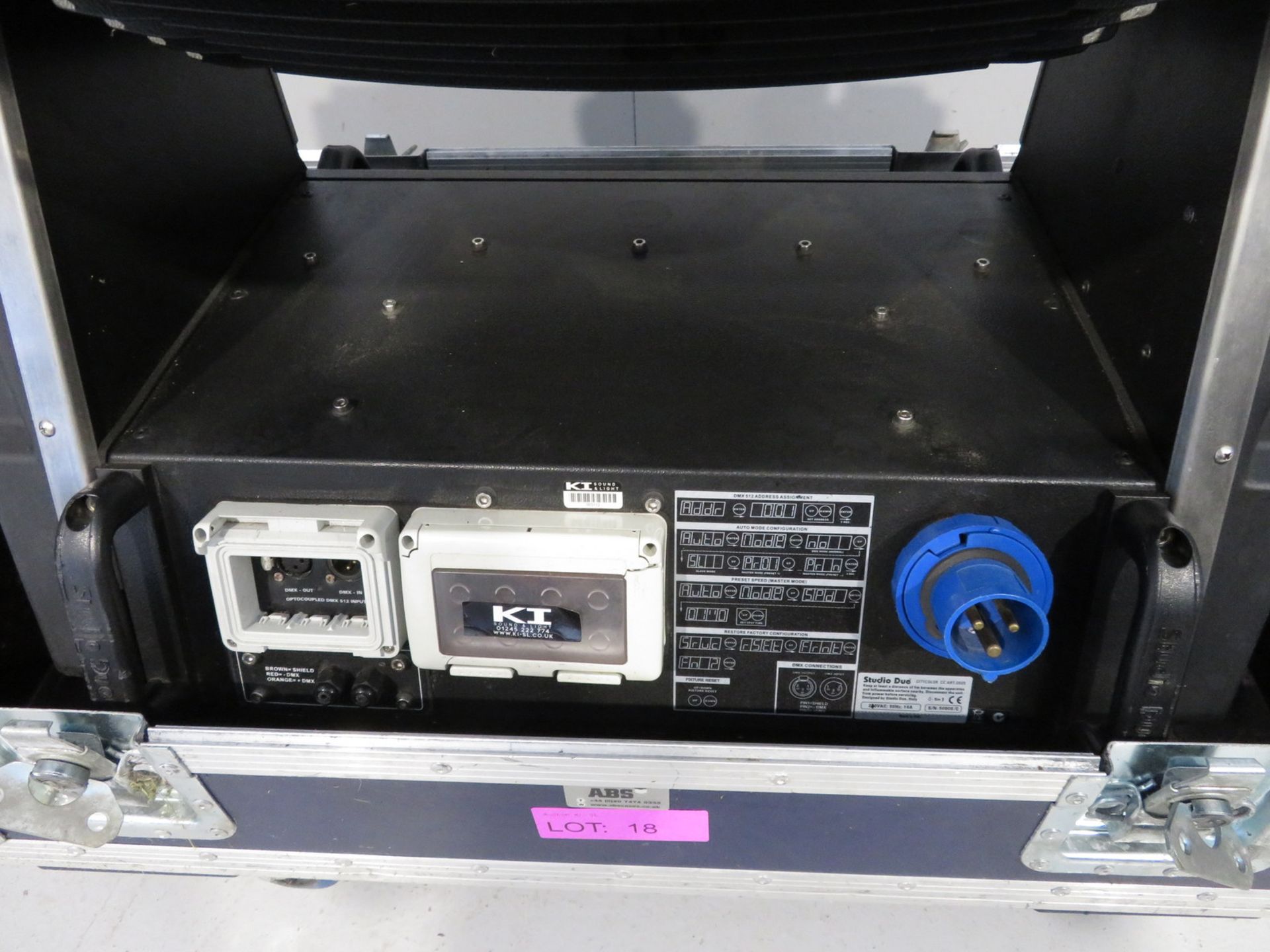 Studio Due City Colour 2500 Wash in flightcase. Working condition. Hours: 1332. - Image 4 of 9