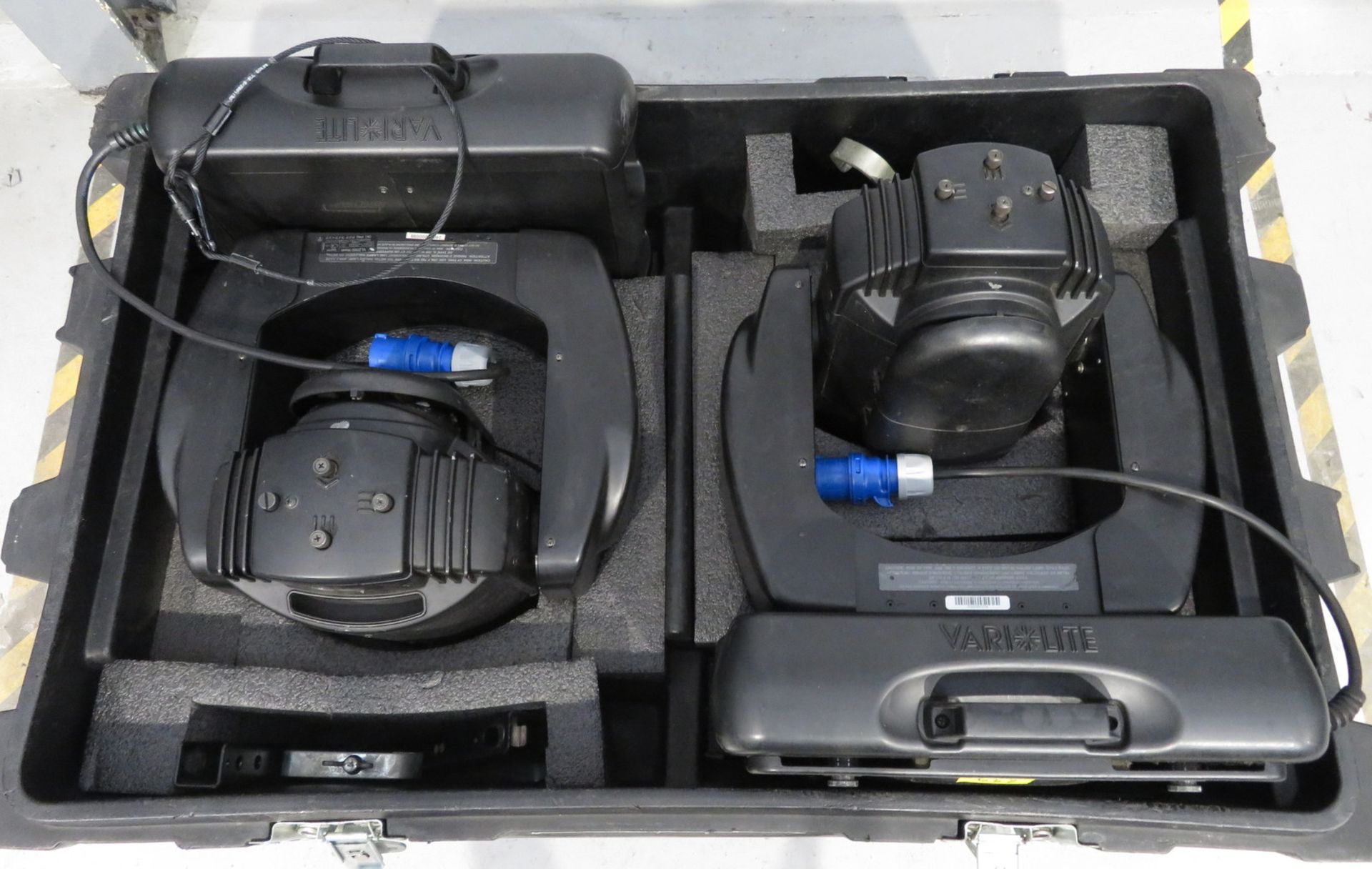 Pair of Varilite VL2402 Wash in flightcase. Includes hanging clamps and safety bonds. Work - Image 7 of 8