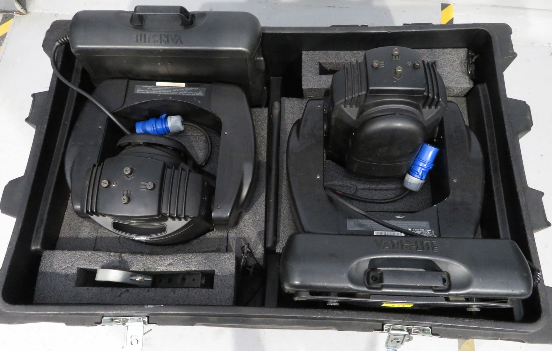 Pair of Varilite VL2402 Wash in flightcase. Includes hanging clamps and safety bonds. Work - Image 7 of 8