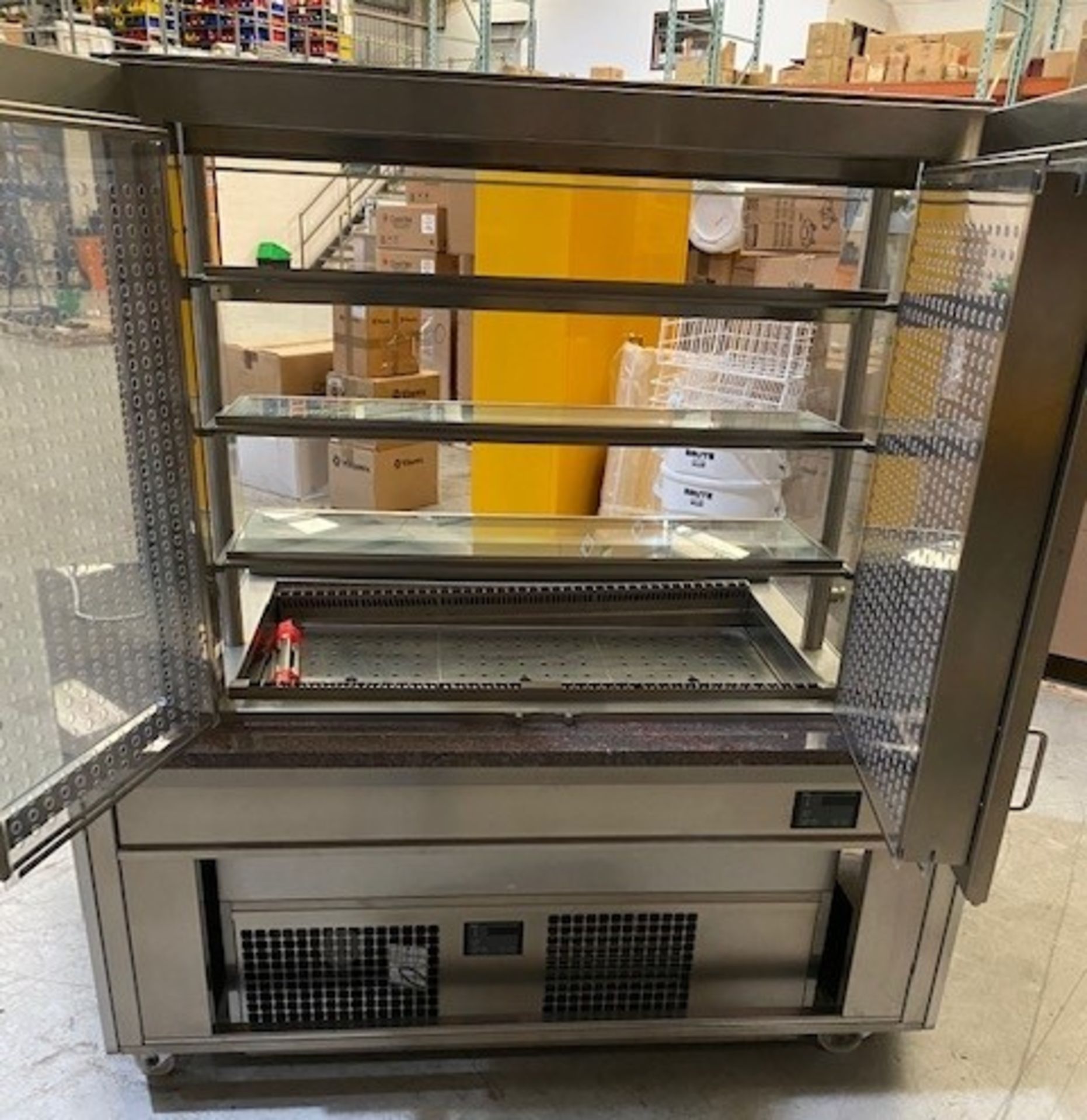 Refrigerated drop in multi-deck grab n go unit. - Image 3 of 4