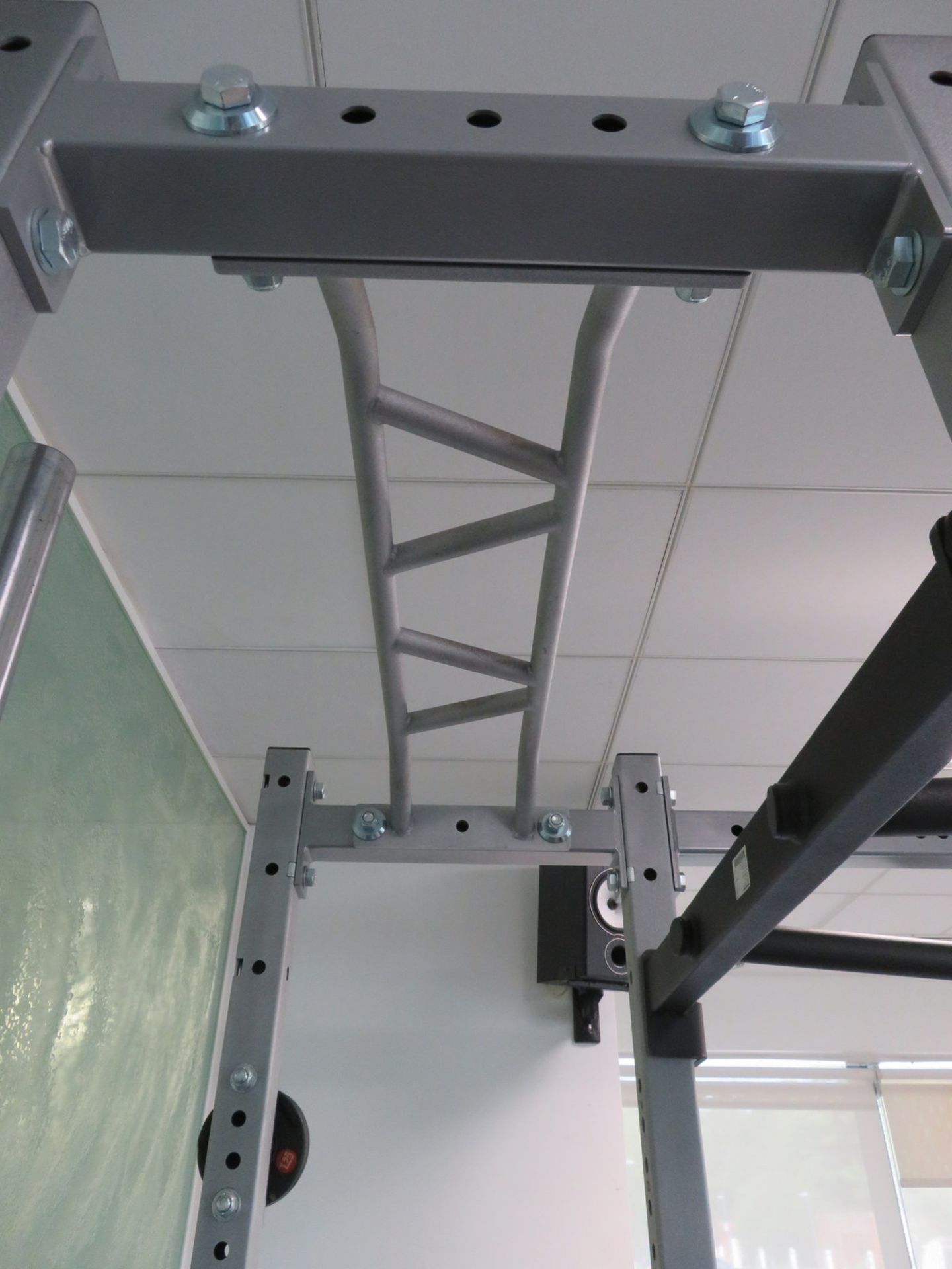 Hammer Strength AT-PR Rack Complete With 2x Barbells, Weight Plates And Cybex Bench. - Image 9 of 12