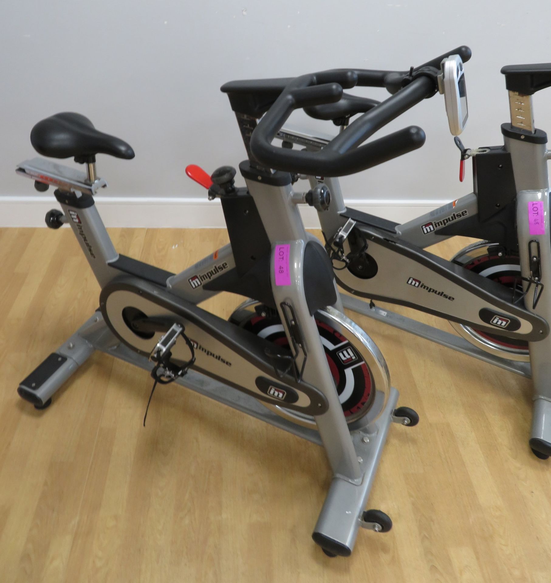 2x Impulse Model: PS300D Spin Bike With Digital Console. Adjustable Seat & Handle Bars. Di - Image 2 of 14