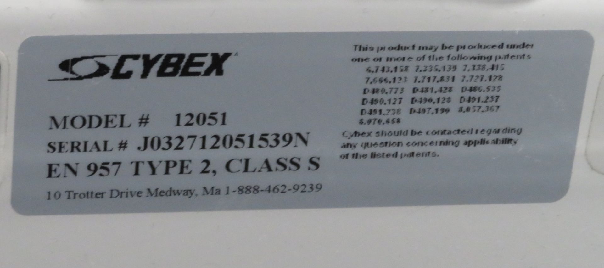 Cybex Leg Extension Model: 12051. 103.5kg Weight Stack. Dimensions: 110x130x160cm (LxDxH) - Image 11 of 11