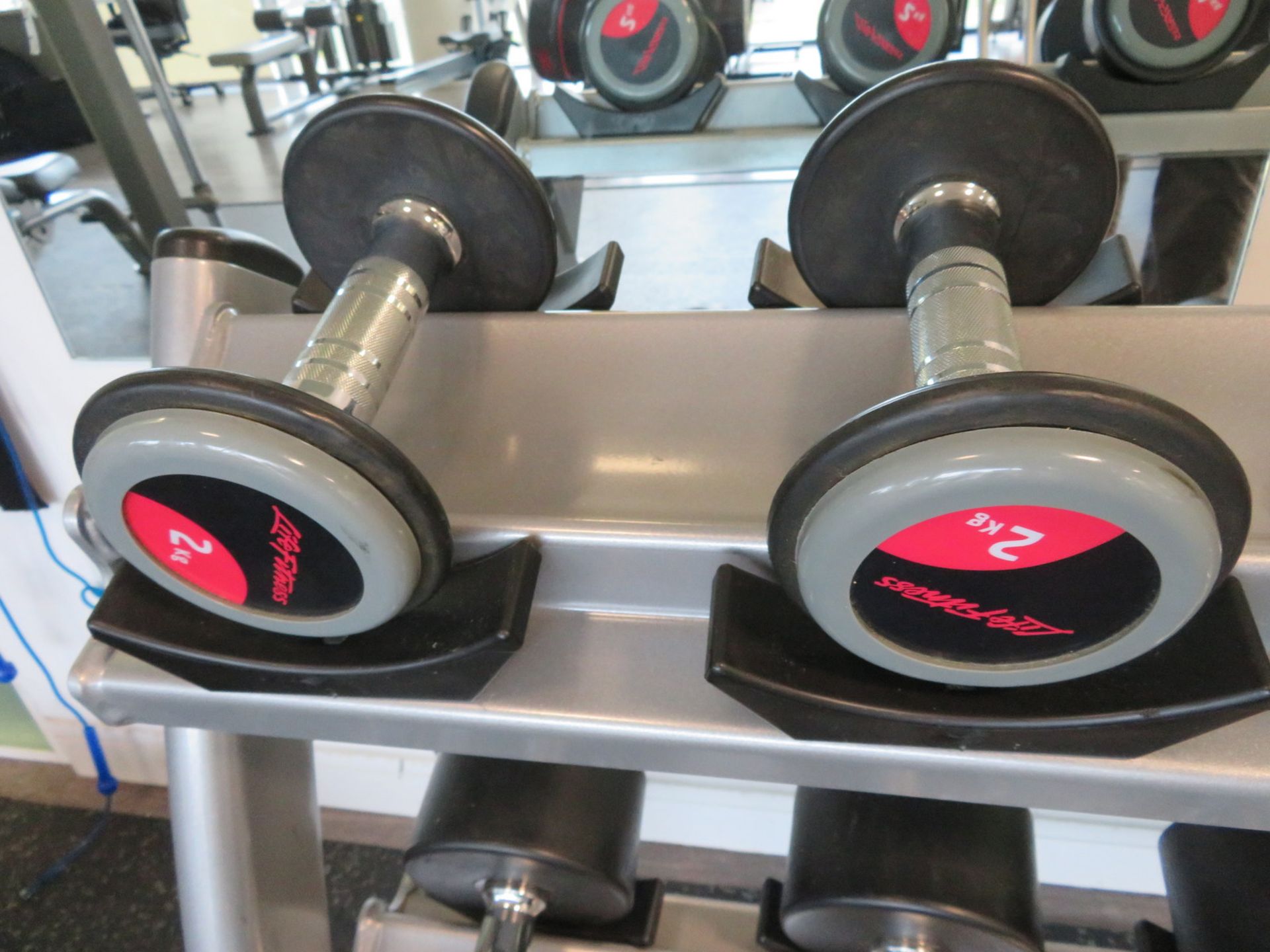 Life Fitness 2kg-20kg 10 Pair Dumbbell Set With Cybex Rack. - Image 5 of 15