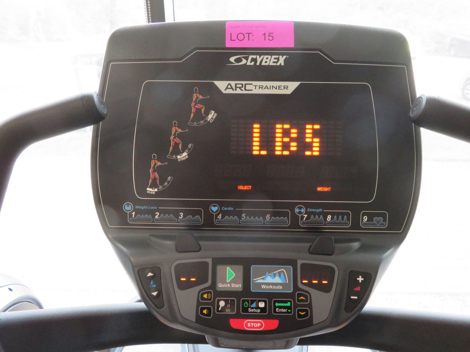 Cybex ARC Trainer High Intensity Trainer. LED Display. Good Working Condition. - Image 8 of 10