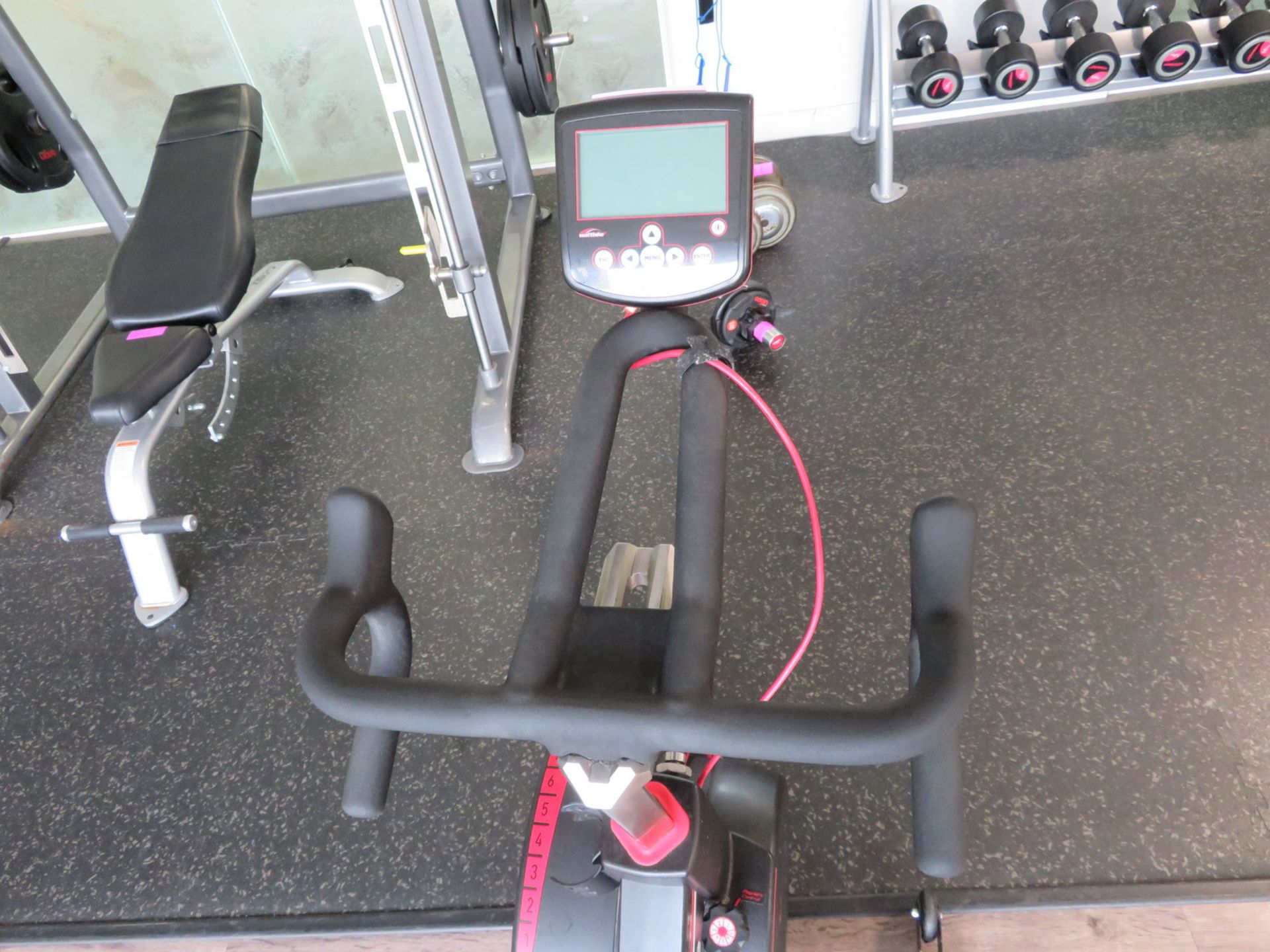Watt Bike Trainer Exercise Bike Complete With Model B Digital Display Console. - Image 4 of 12