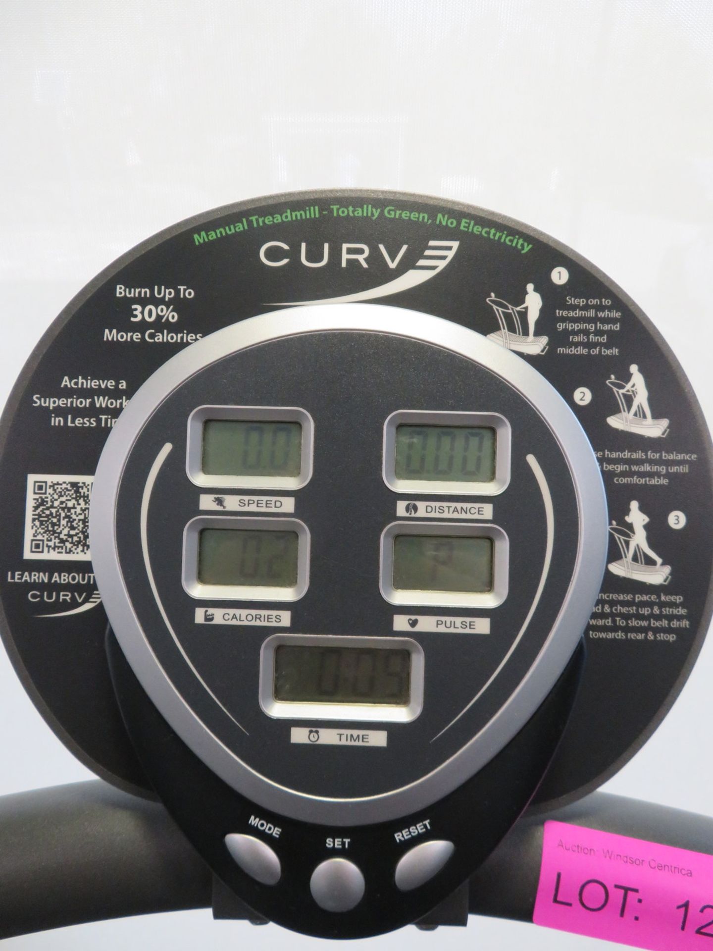 Woodway Curv Treadmill. Digital Display. Good Working Condition. - Image 7 of 9