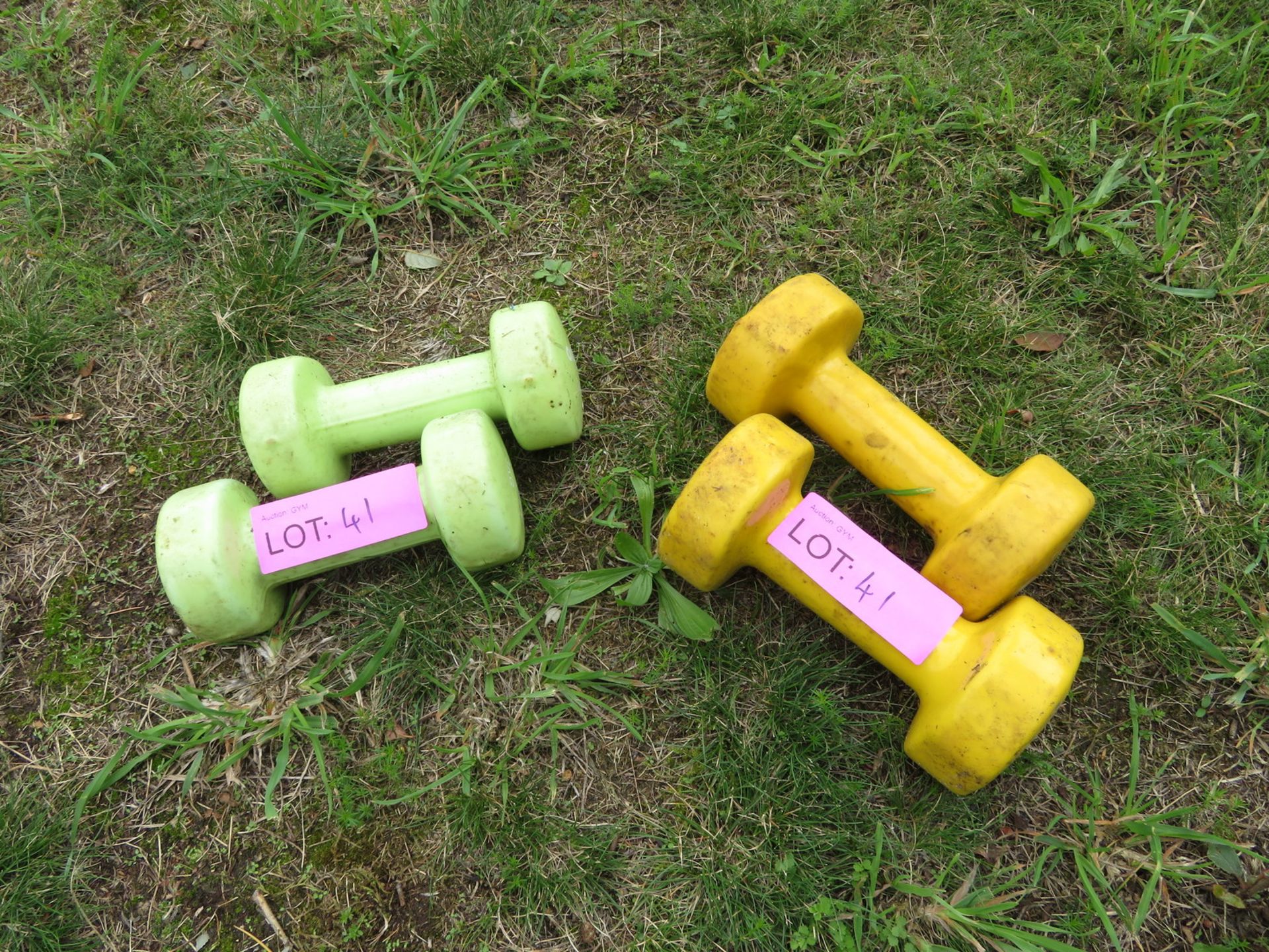 2x Sand Bags 10kg & 20kg & 2 Studio Dumbbell Pairs 3kg & 4kg. - Image 5 of 7