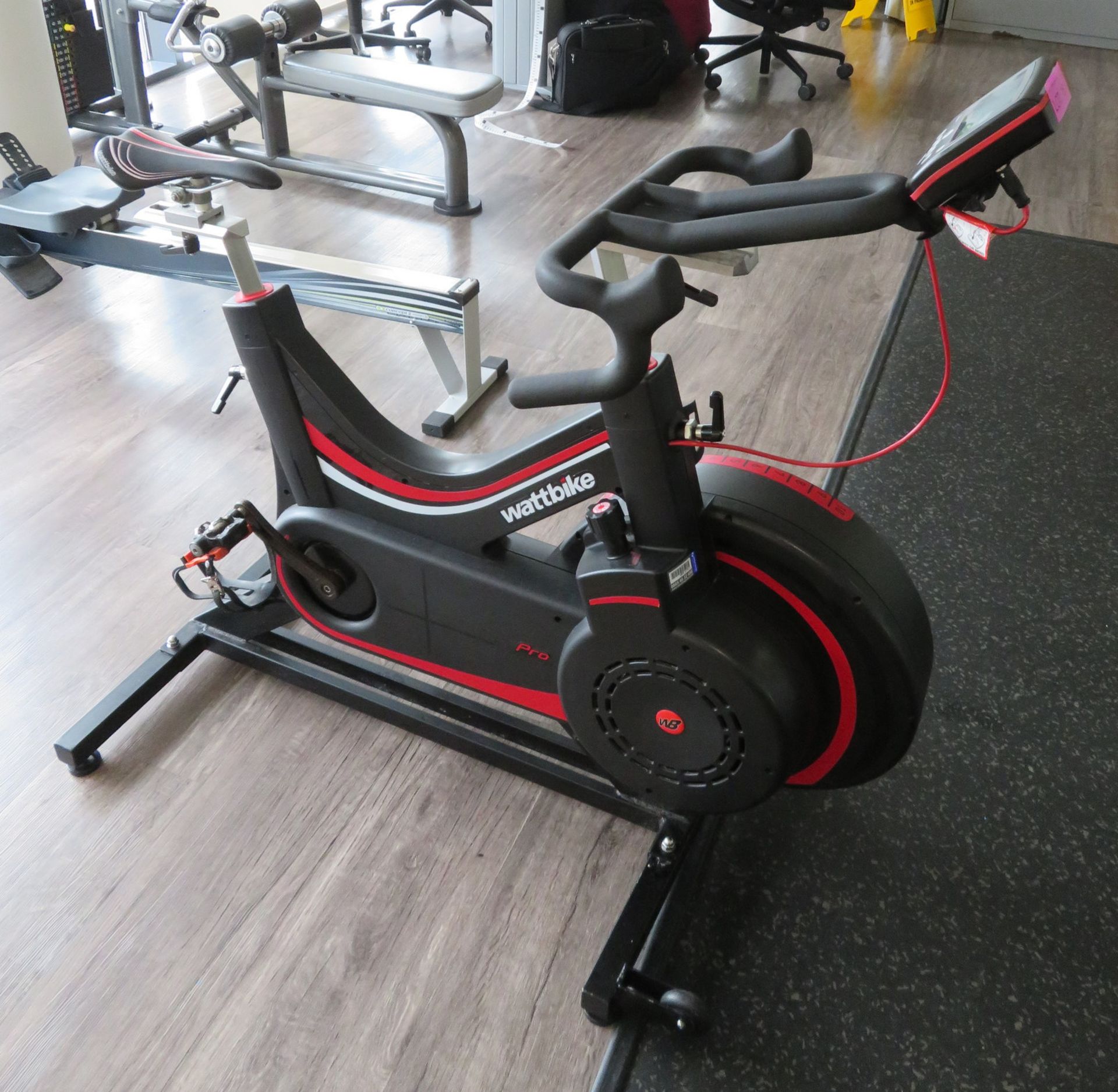 Watt Bike Pro Exercise Bike Complete With Model B Digital Display Console. Good Working Condition.