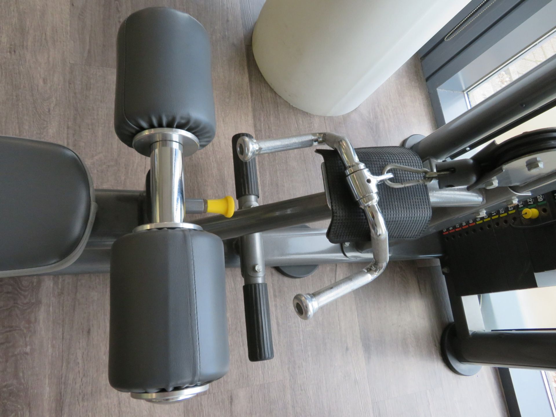 Gymgear Elite Series Latt Pulldown/Vertical Row Complete With Attachments. 125kg Weight St - Image 4 of 9