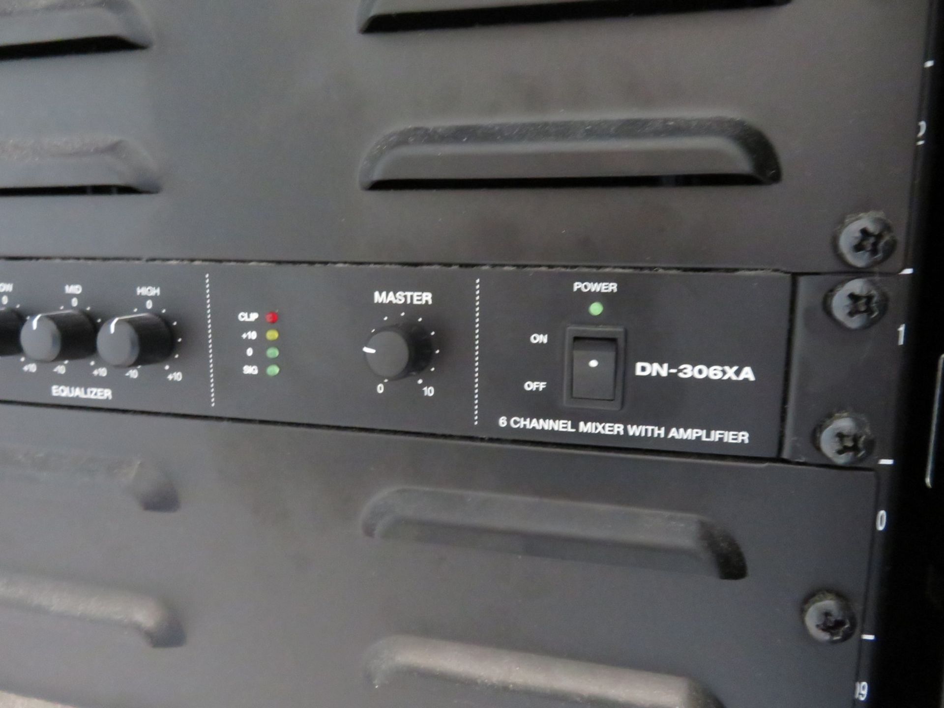 Denon CD/ Bluetooth Player & 6 Channel Mixer With Amplifier. - Image 6 of 9