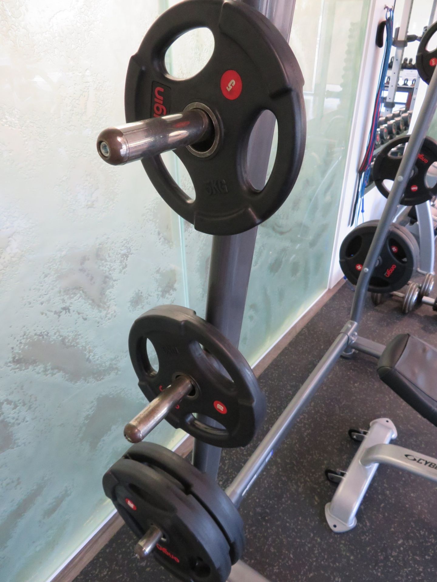 Gymgear Elite Series Smith Machine Complete With Cybex Bench & Weight Plates. - Image 6 of 12