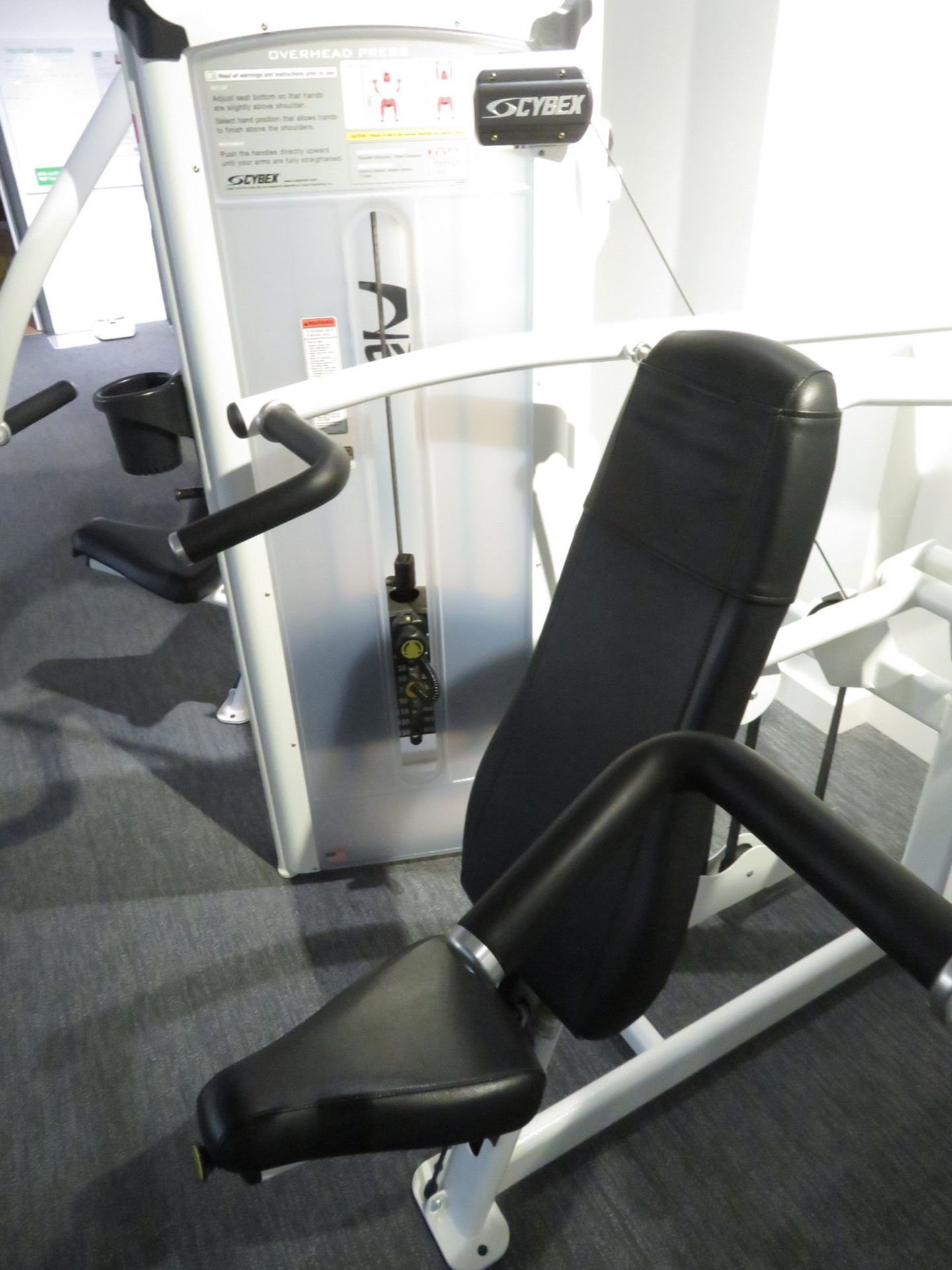 Cybex Overhead Press Model: 12010. 65kg Weight Stack. Dimensions: 150x160x150cm (LxDxH) - Image 4 of 8