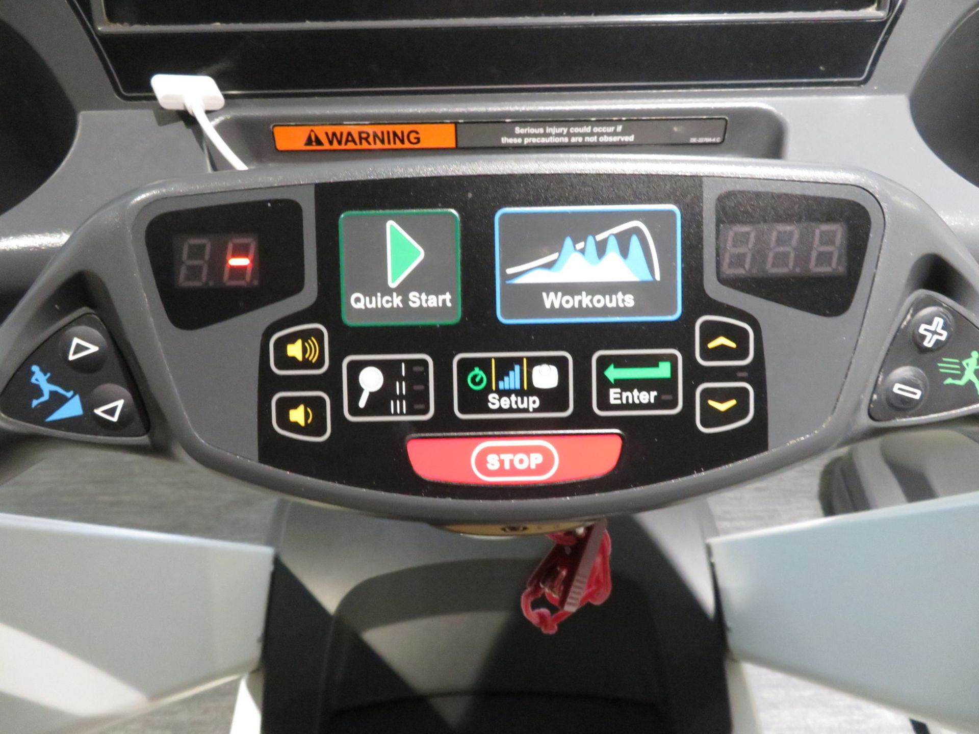 Cybex Treadmill Model: 625T, Working Condition With TV Display Monitor. - Image 5 of 8