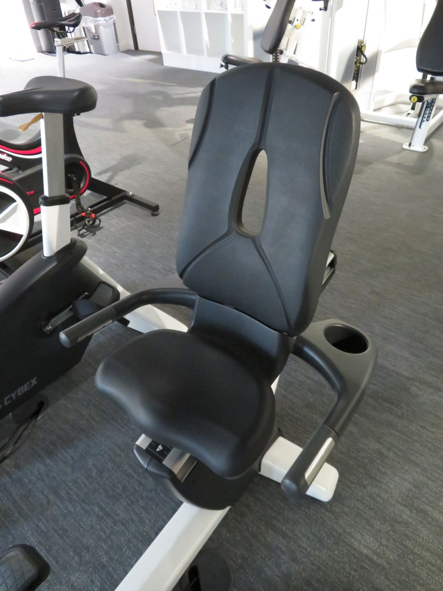 Cybex Recline Bike Model:625R, Working Condition With TV Display Monitor. - Image 4 of 7