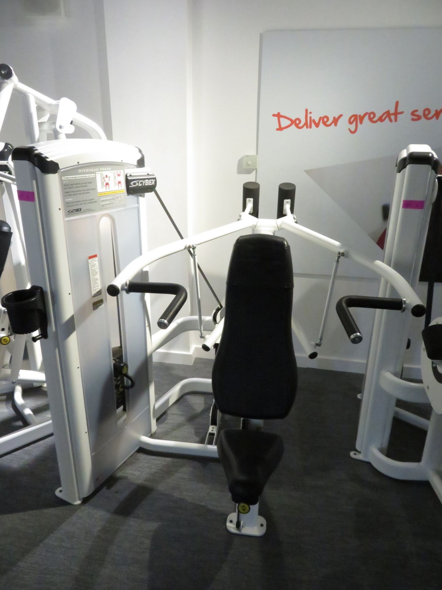 Cybex Overhead Press Model: 12010. 65kg Weight Stack. Dimensions: 150x160x150cm (LxDxH) - Image 2 of 8