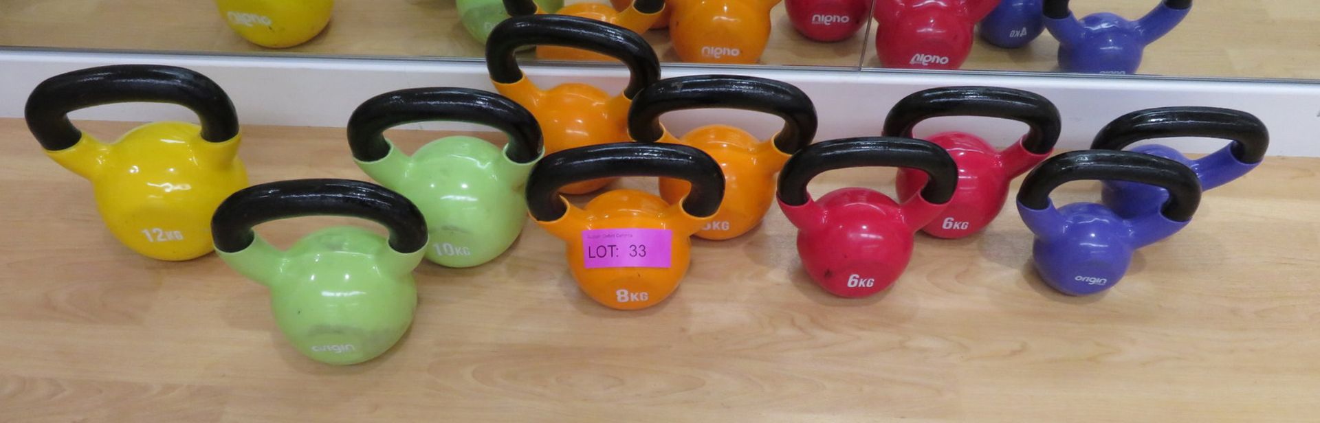 Origin 10 Piece Studio Kettle Bell Set.