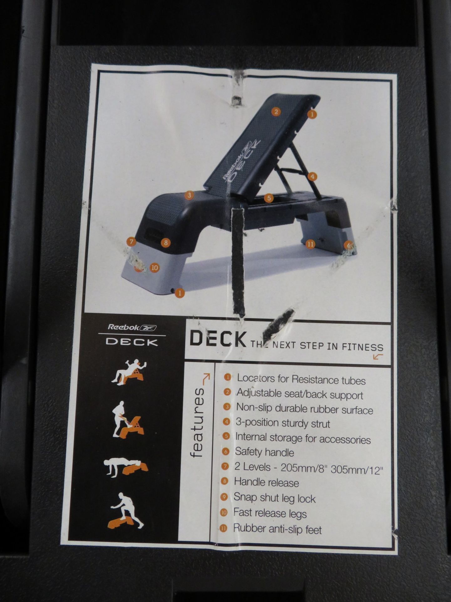 Reebok Deck Multi Fitness Box/Bench. - Image 5 of 6