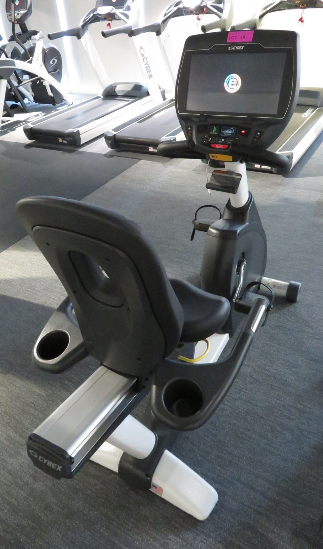 Cybex Recline Bike Model:625R, Working Condition With TV Display Monitor. - Image 2 of 7